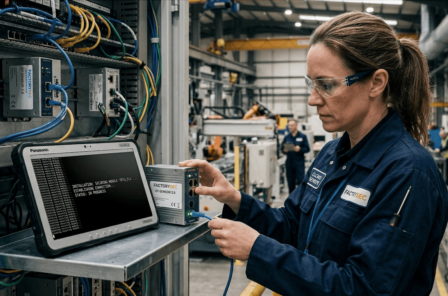 Fast professional installation for industrial monitoring
